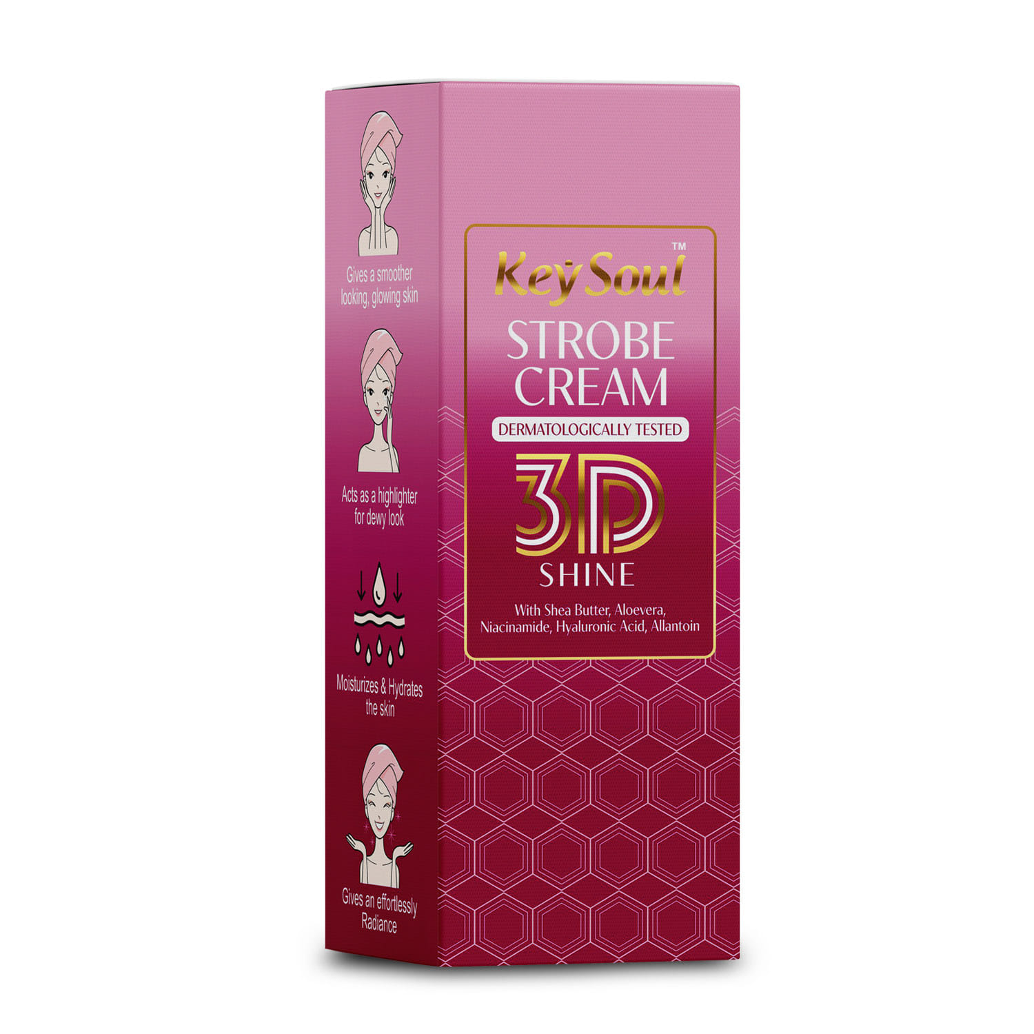 KeySoul Strobe Cream 3D Shine, 30 g