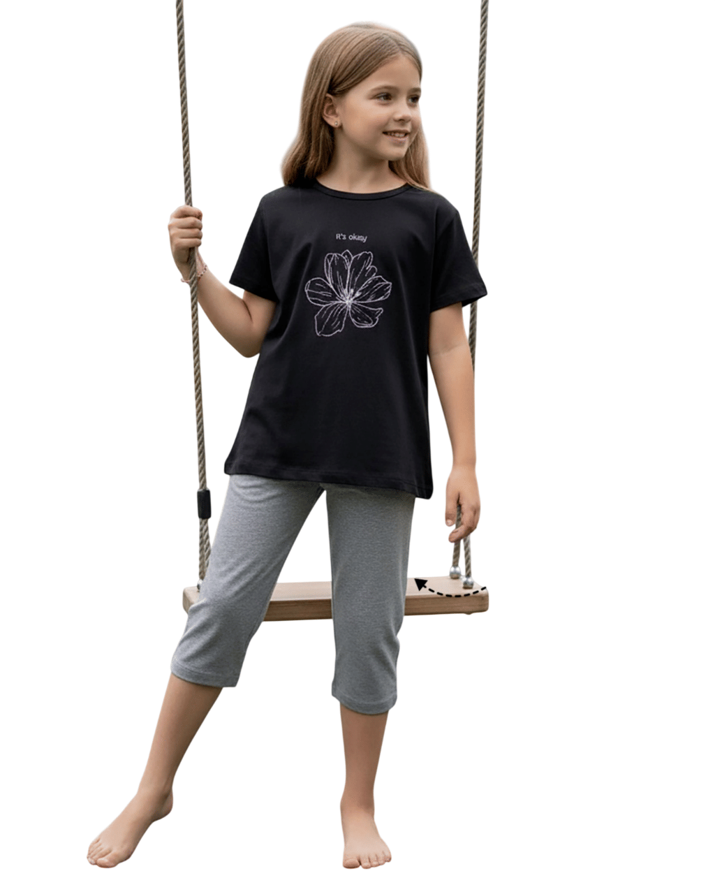 Kids Girl Capri Set ACGCS003
