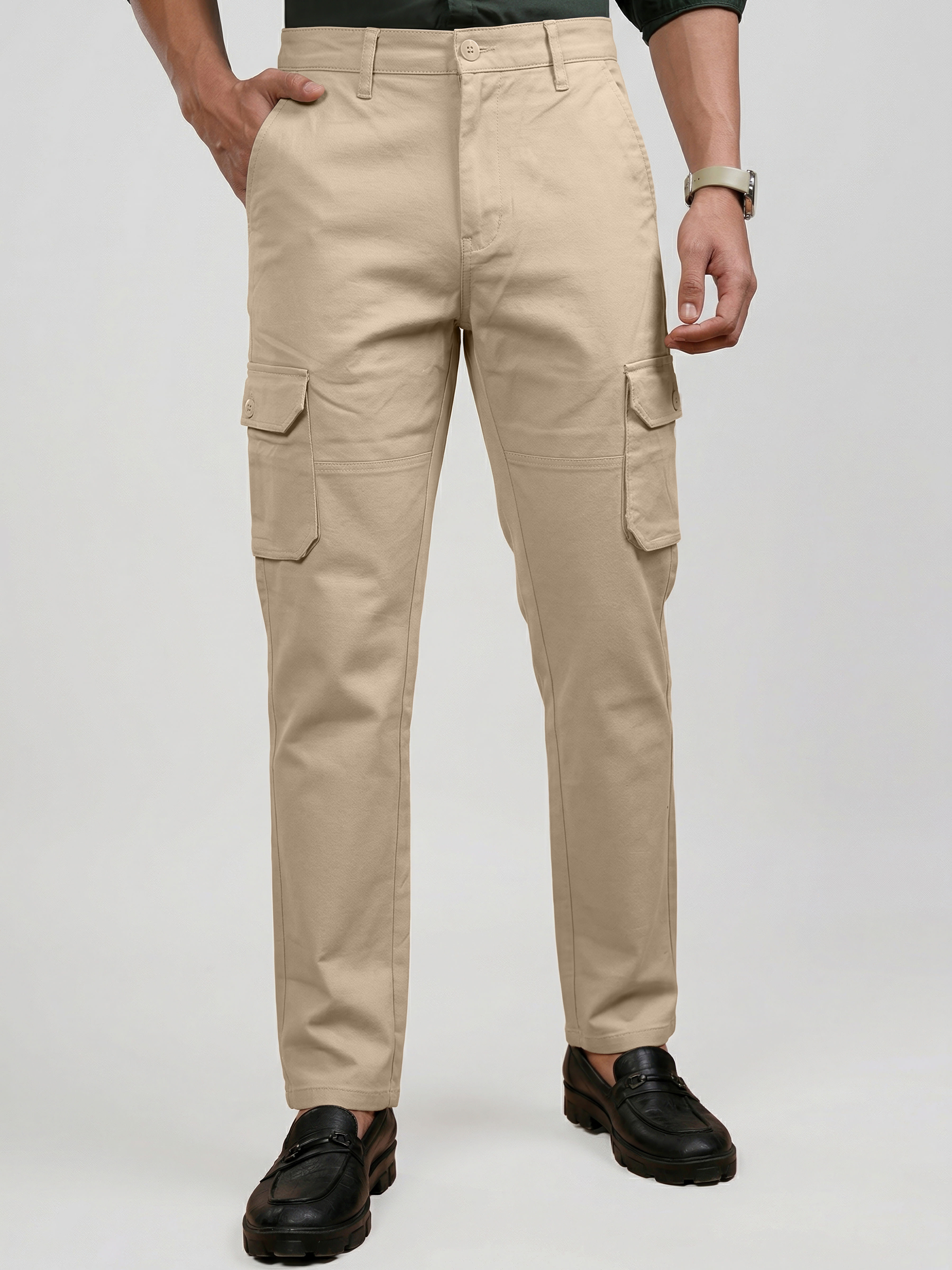 Authenzaa Men's Cargo Pant RECP058