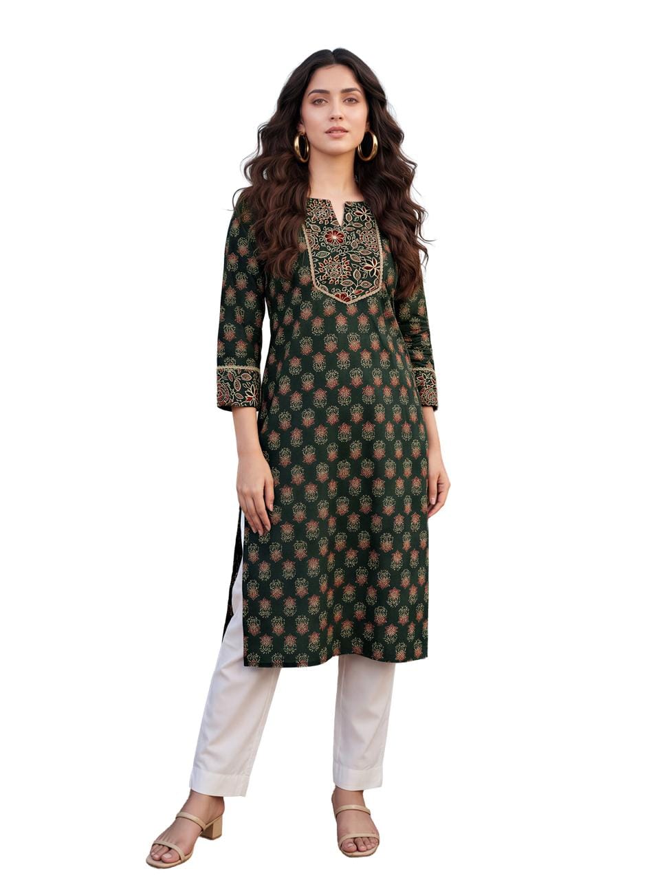 Authenzaa Women's Kurti EVWKT171