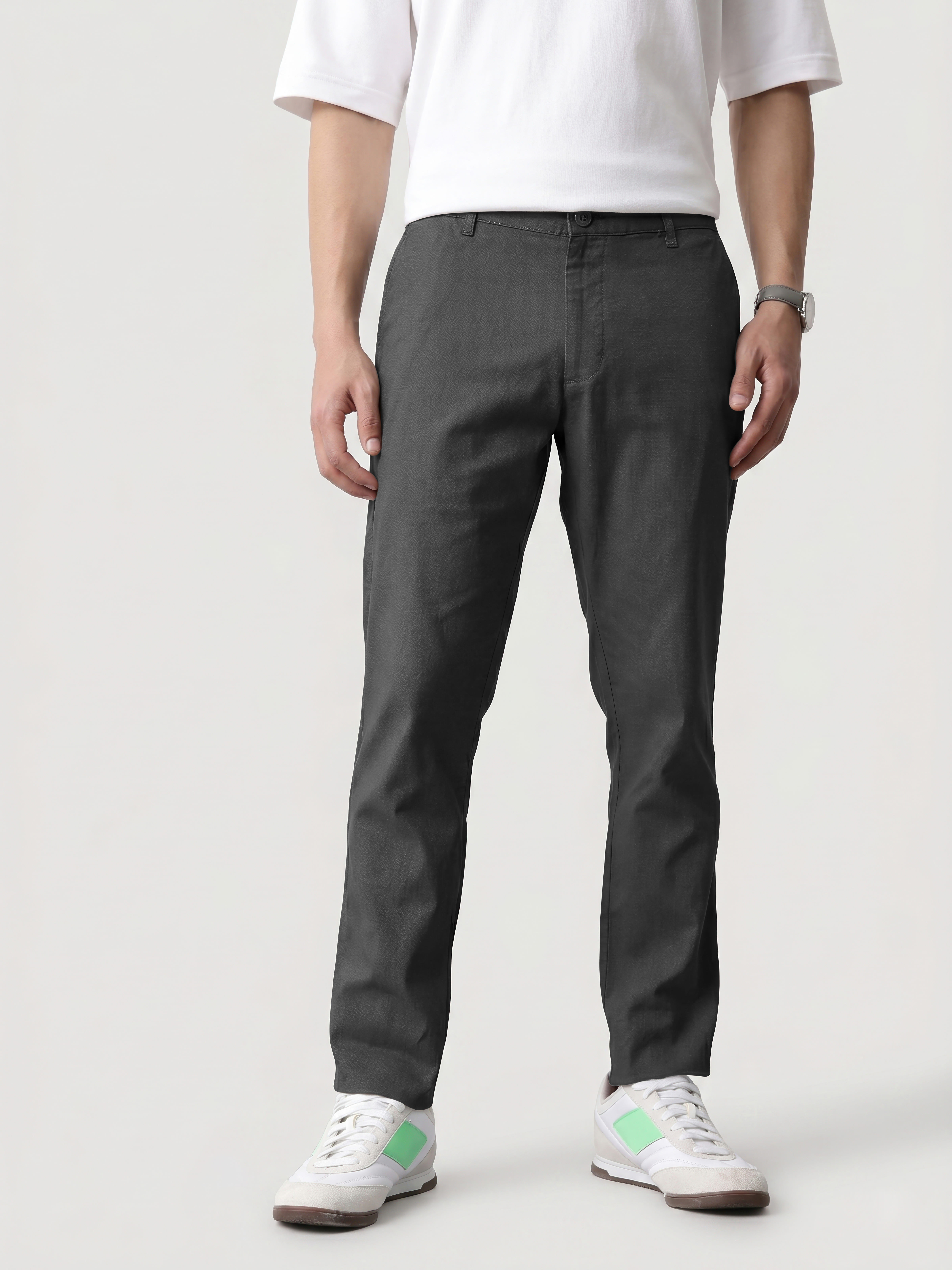 Authenzaa Men's Casual Trouser CTRE076