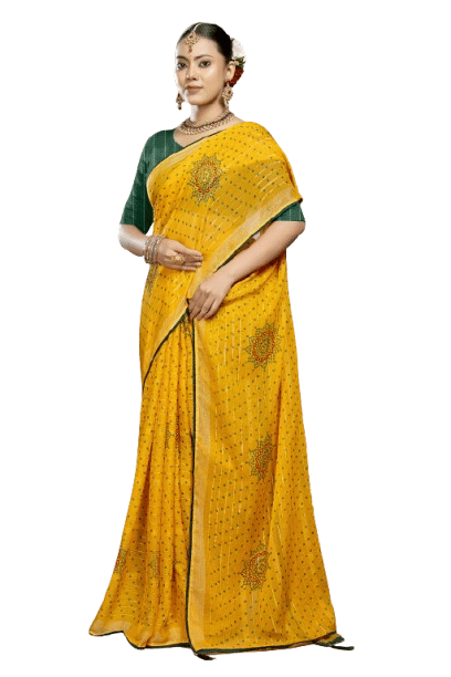 Authenzaa Women's Saree RRWS020
