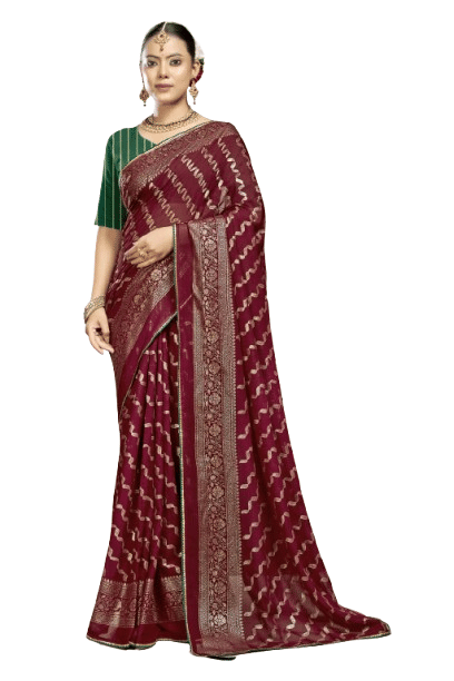 Authenzaa Women's Saree RRWS025
