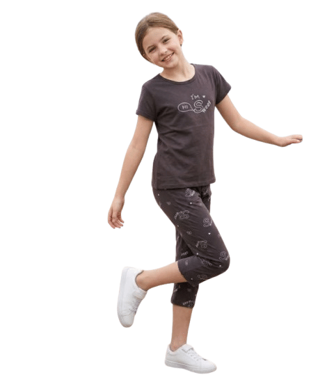 Authenzaa Kids Girl Capri Set ACGCS015