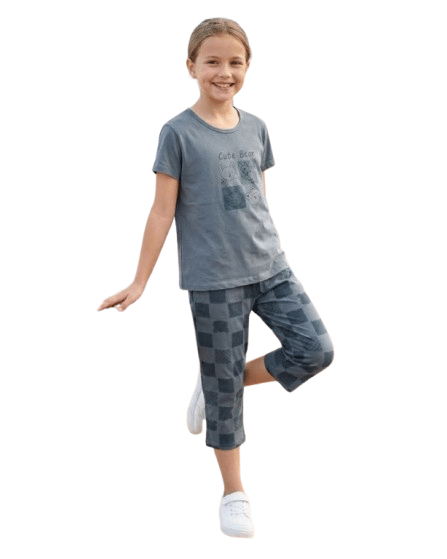 Authenzaa Kids Girl Capri Set ACGCS018