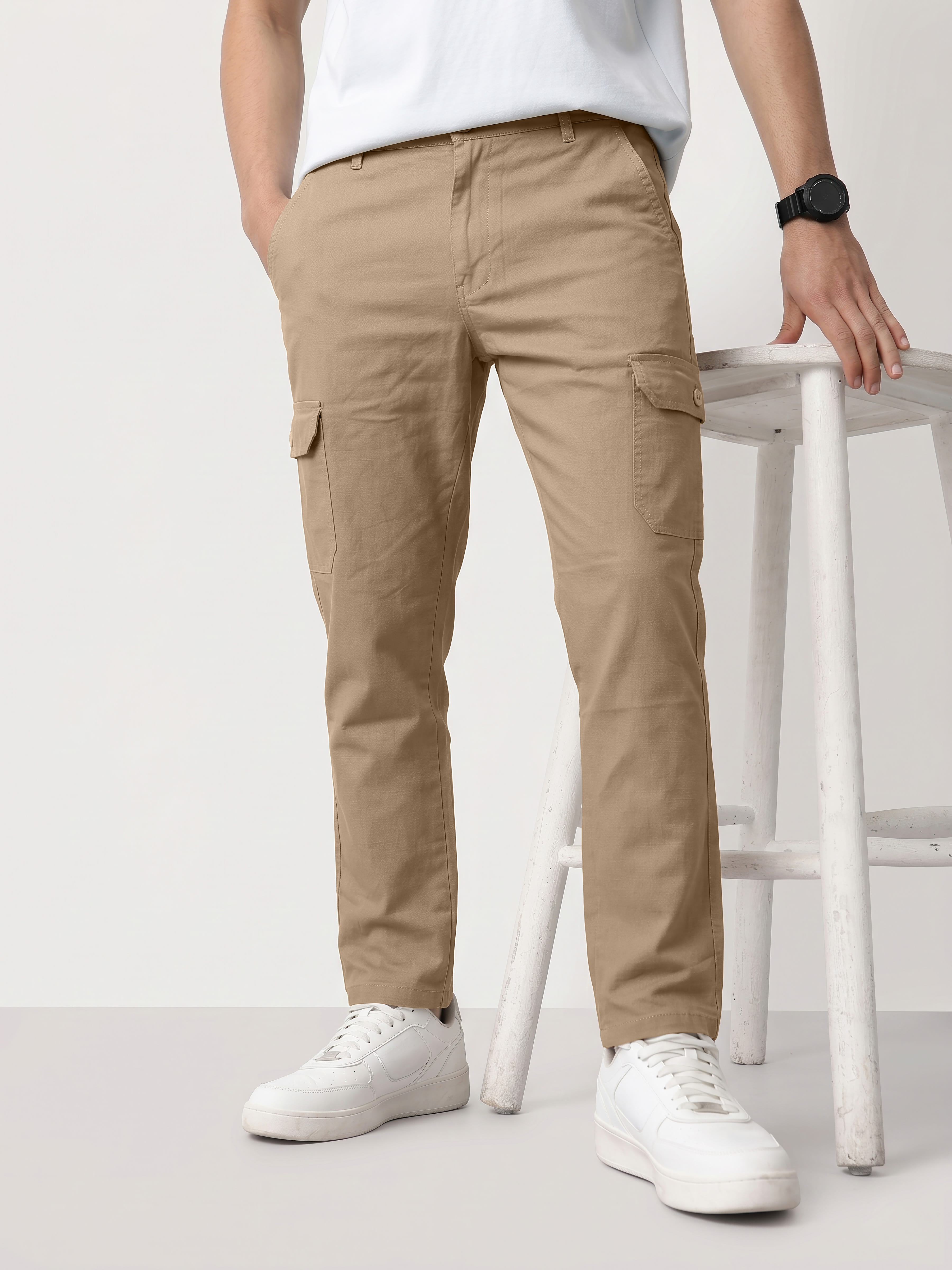 Authenzaa Men's Cargo Pant RECP065
