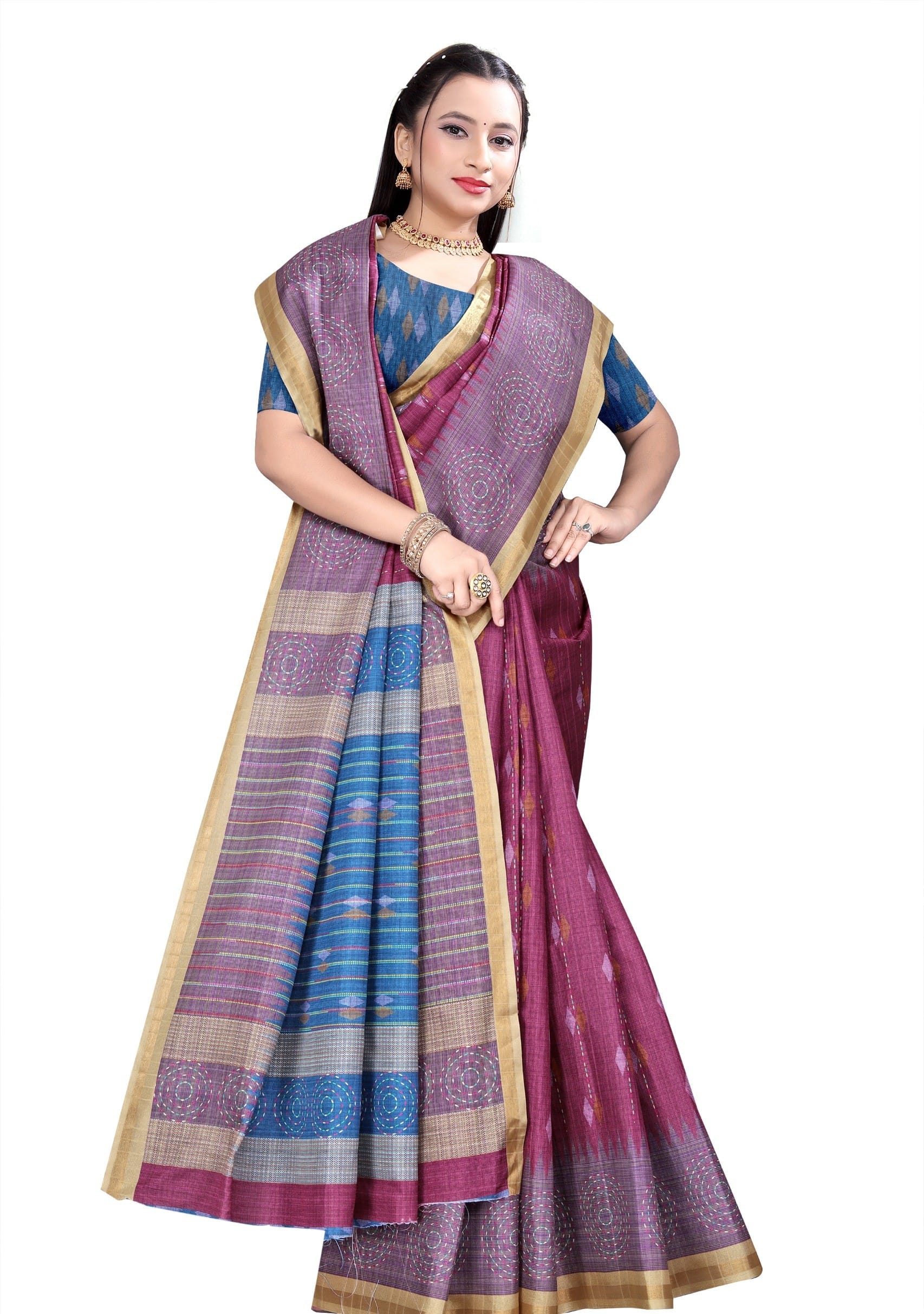 Authenzaa Women's Saree ASWS337