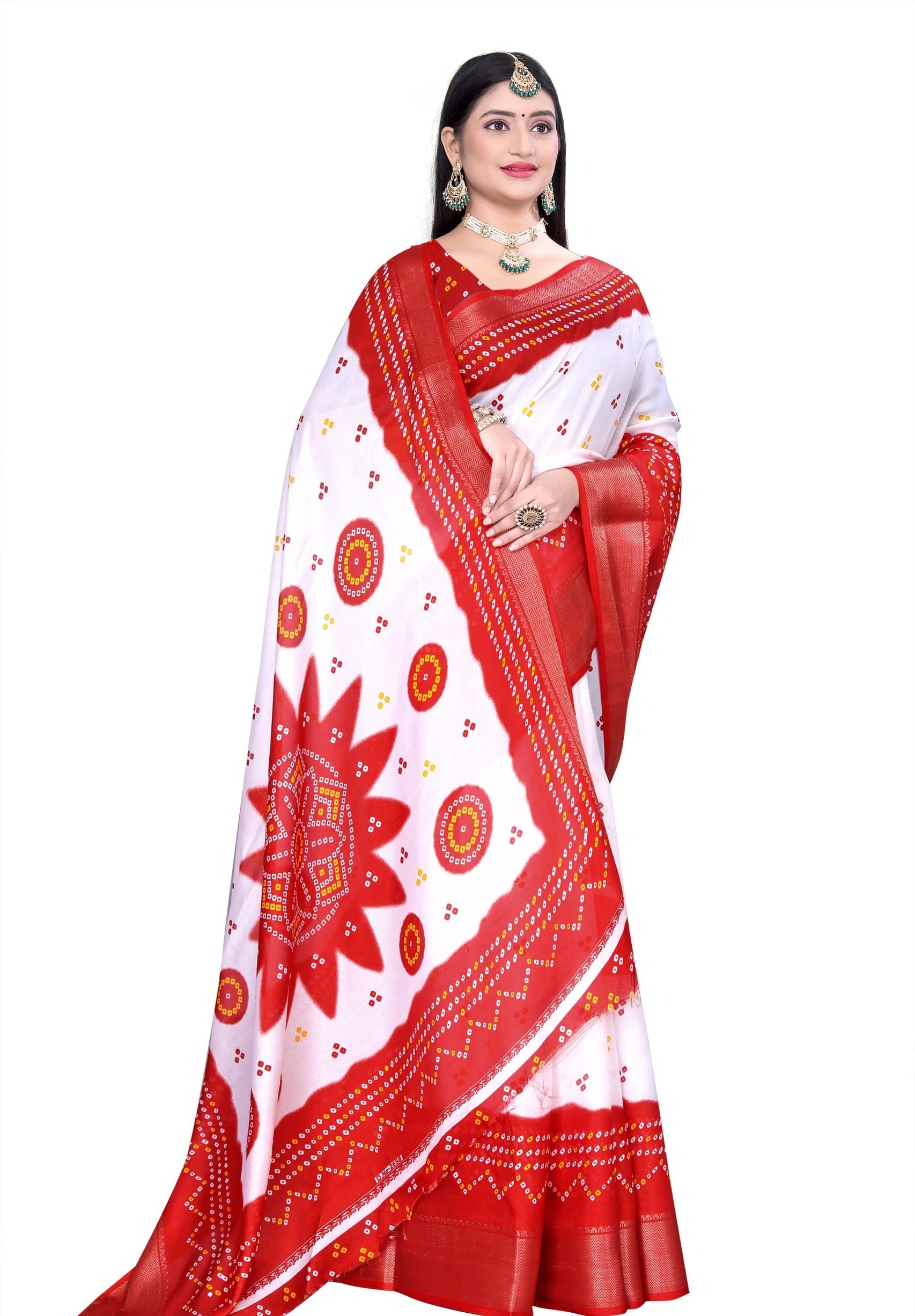 Authenzaa Women's Saree ASWS385