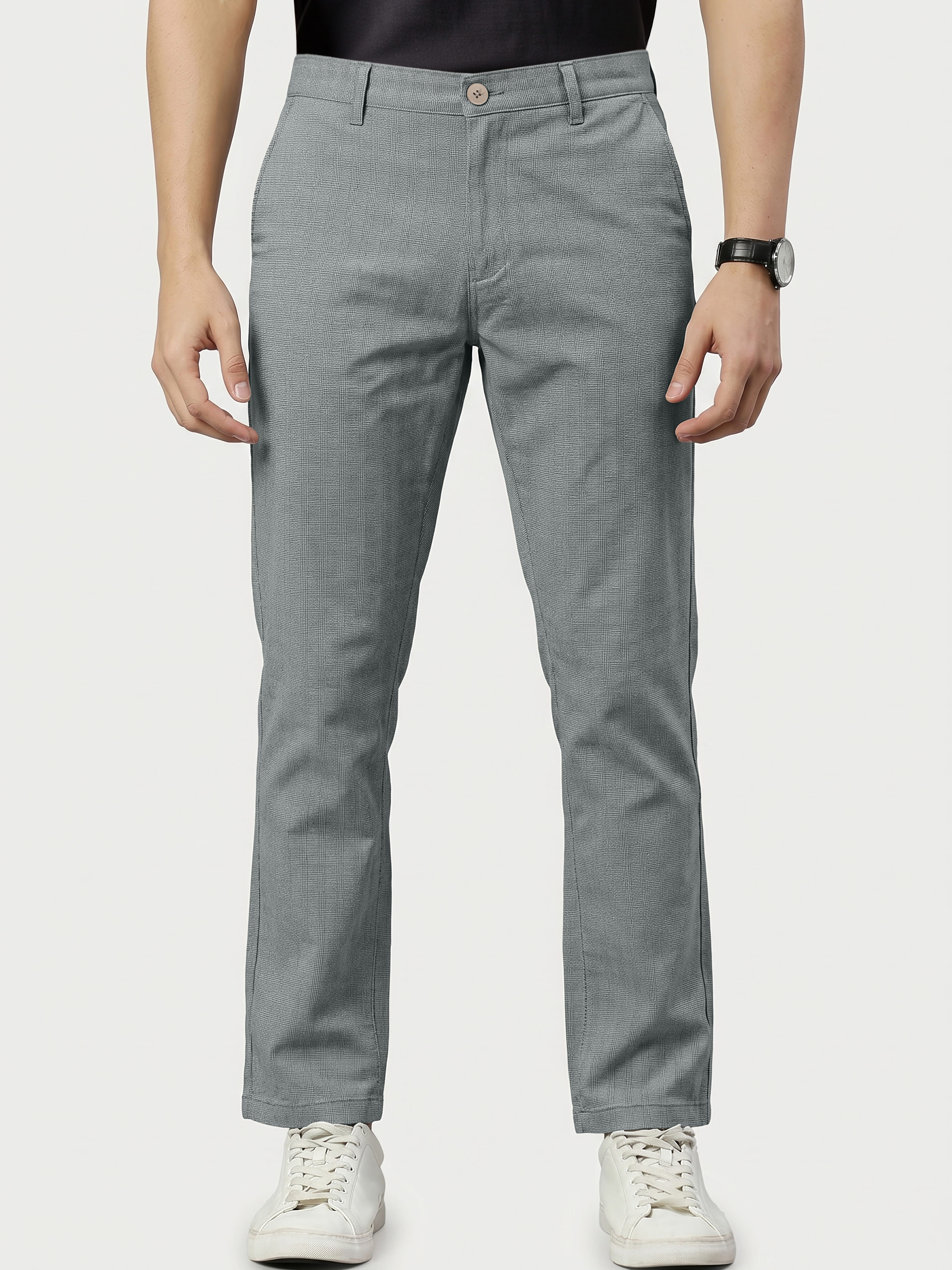 Authenzaa Men's Casual Trouser AECT010