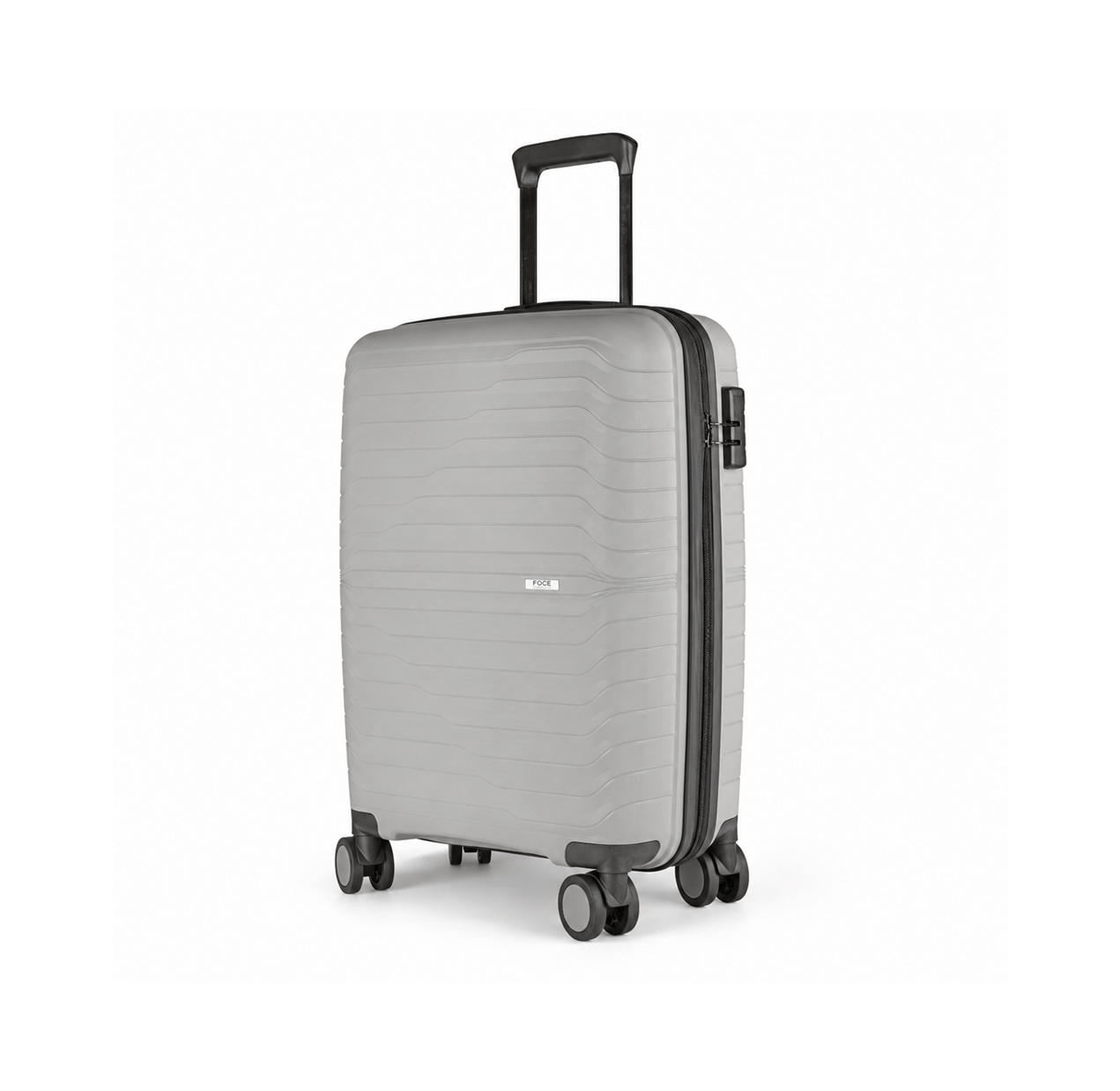 Truvia Hard Luggage Bag Light Grey 20 Inch