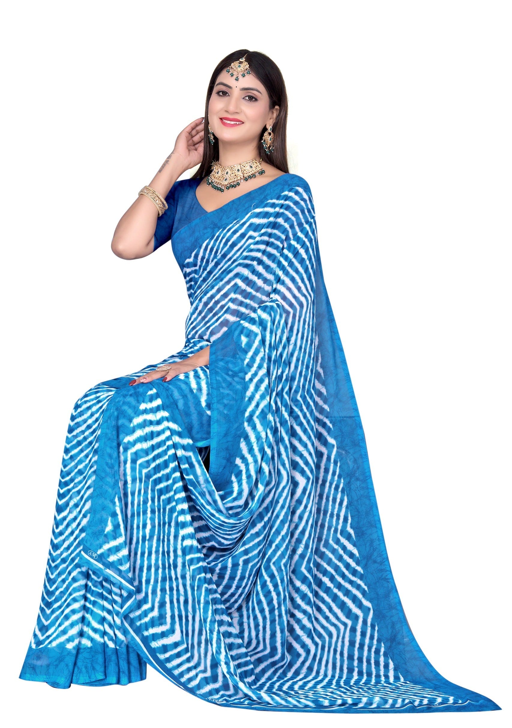 Authenzaa Women's Saree ASWS447