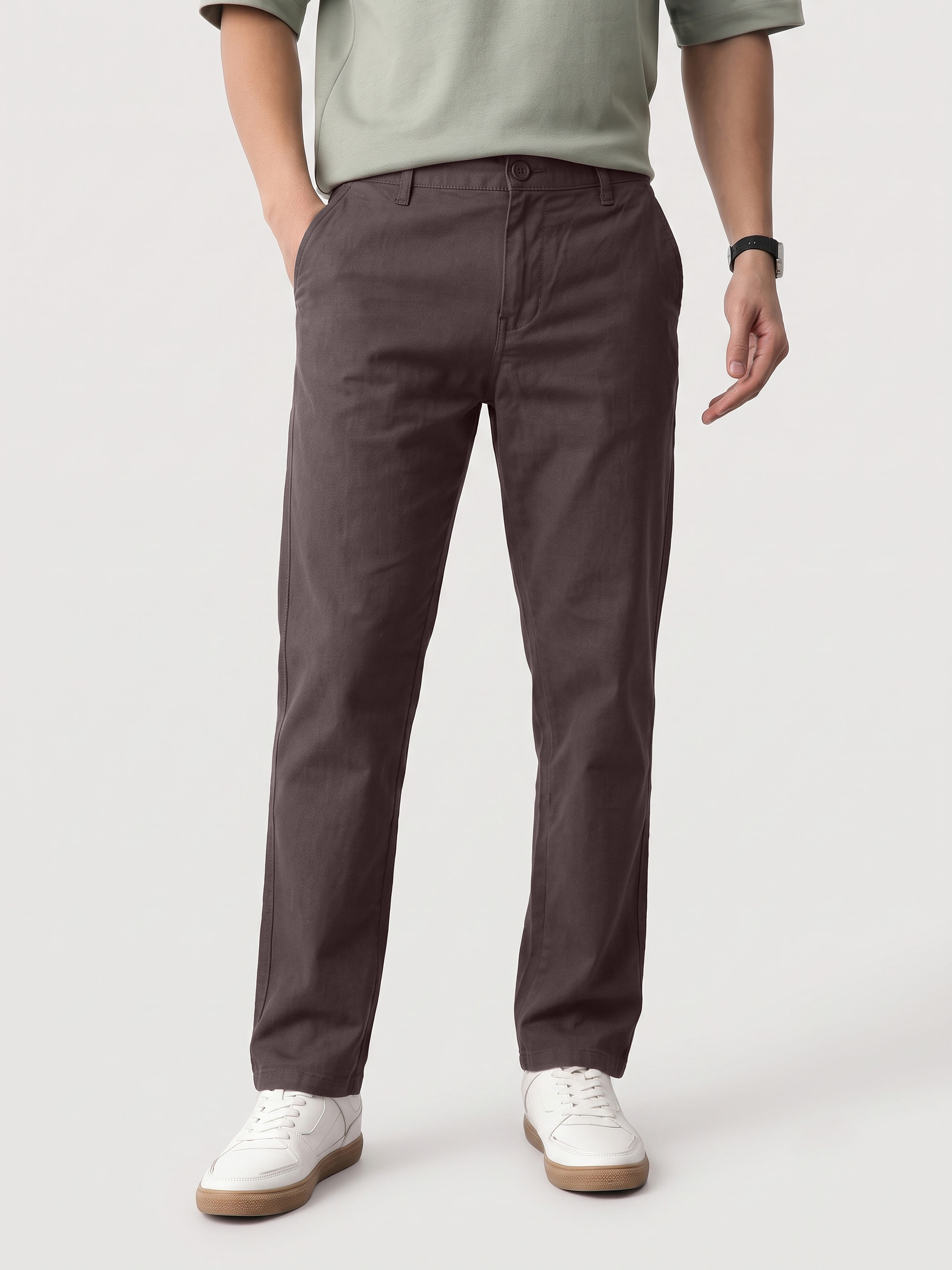Authenzaa Men's Casual Trouser CTRE079