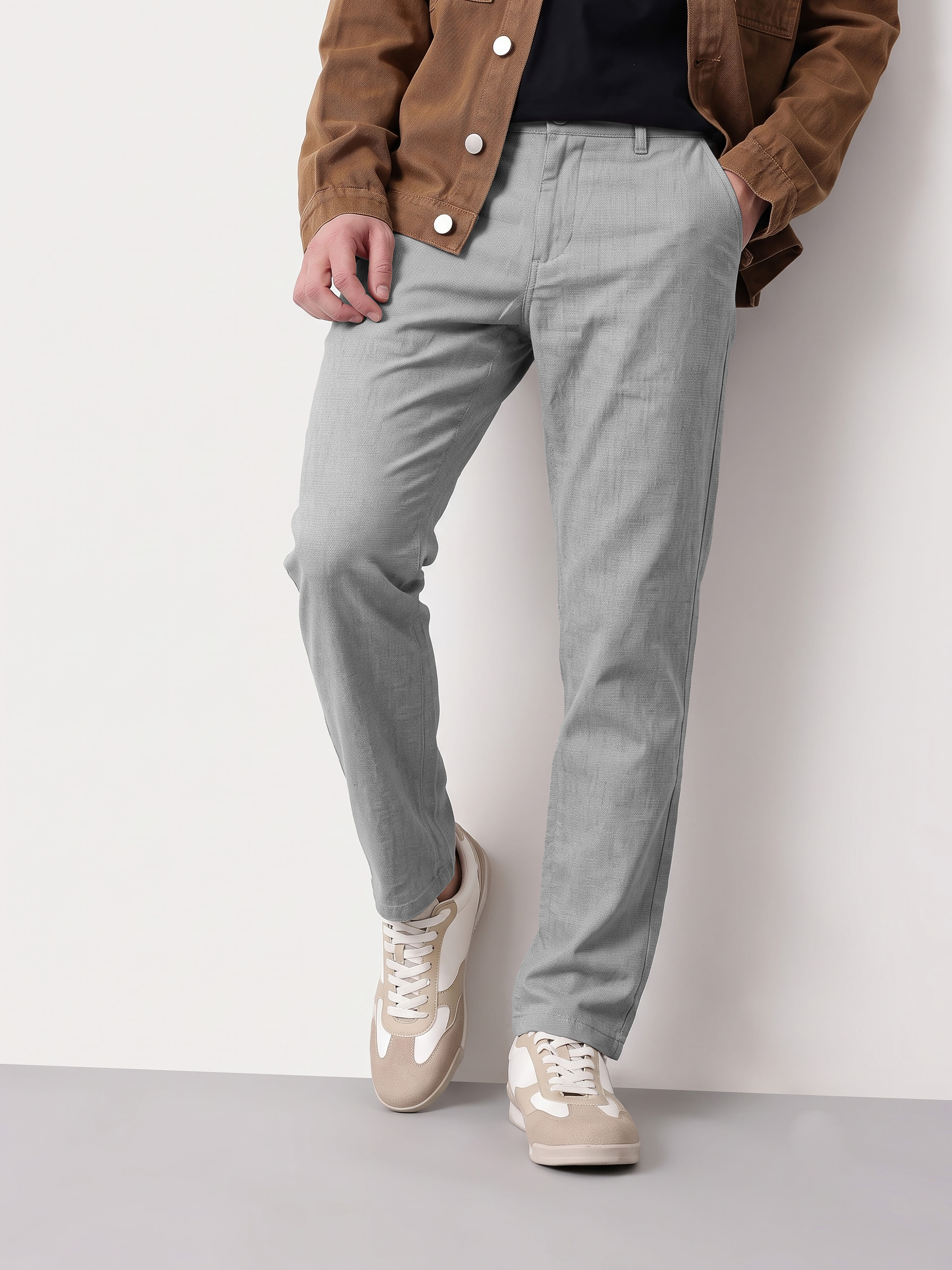 Authenzaa Men's Casual Trouser CTRE080