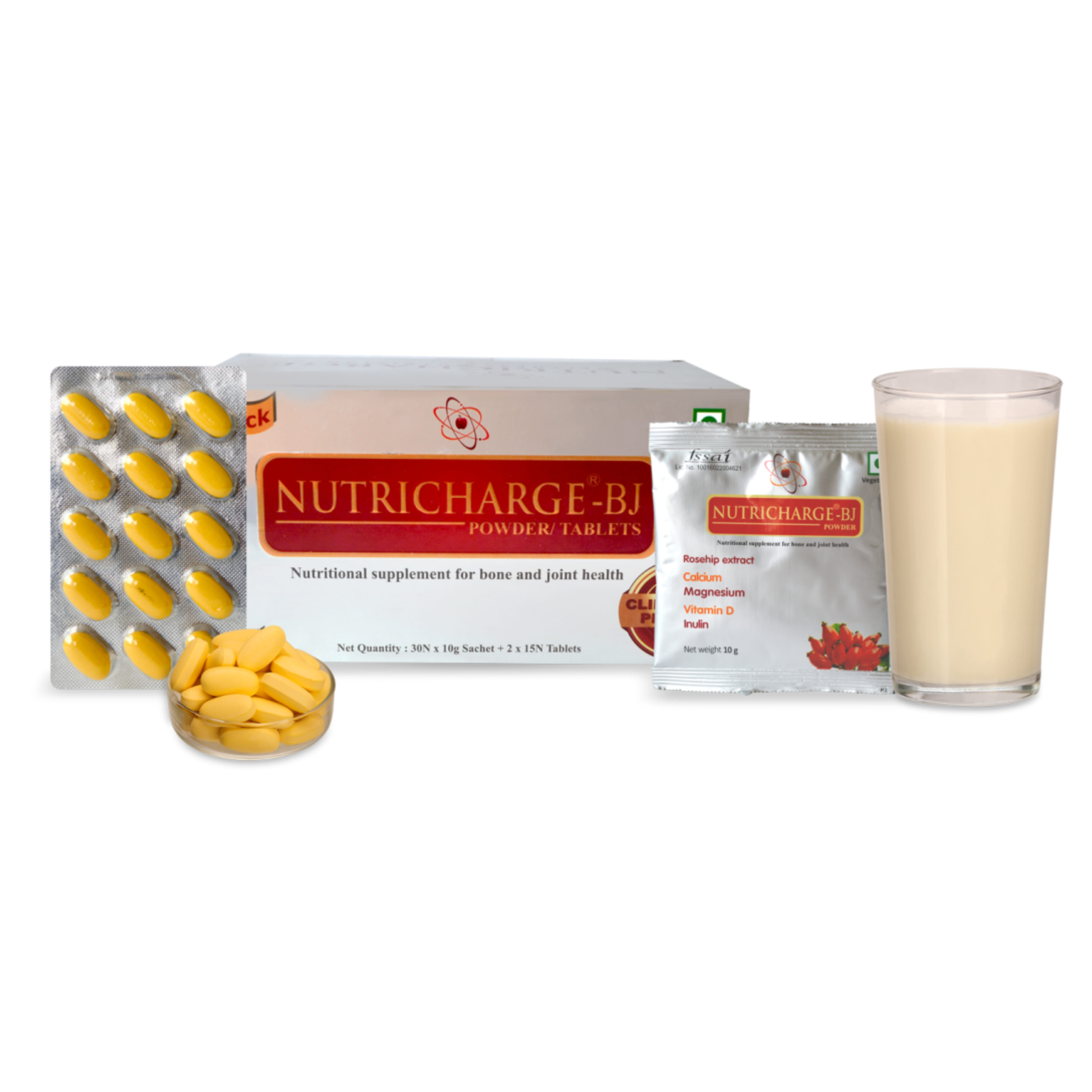 Nutricharge BJ Combo Pack (Powder sachets+ Tablets)