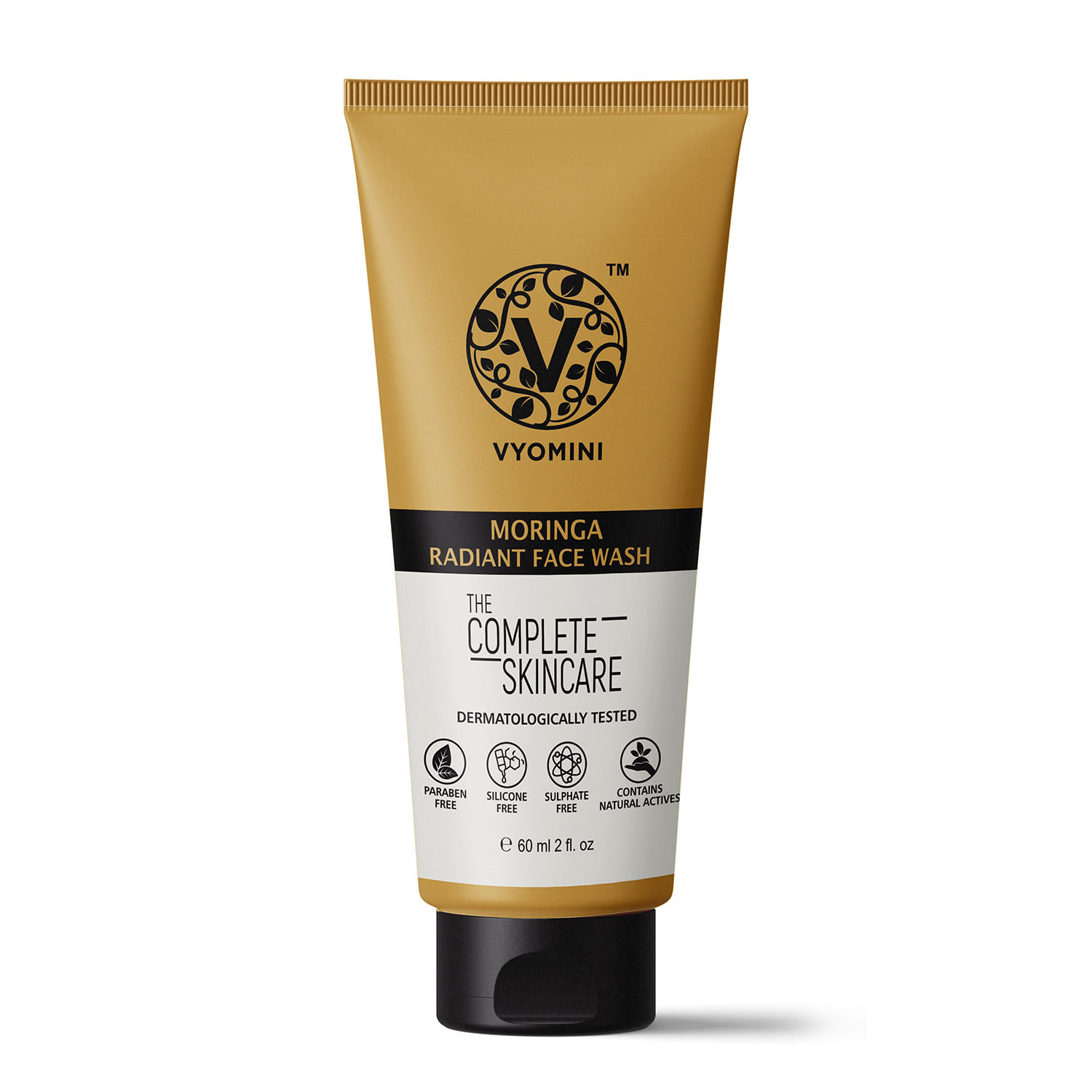 Vyomini Moringa Radiant Face Wash, 60 ml