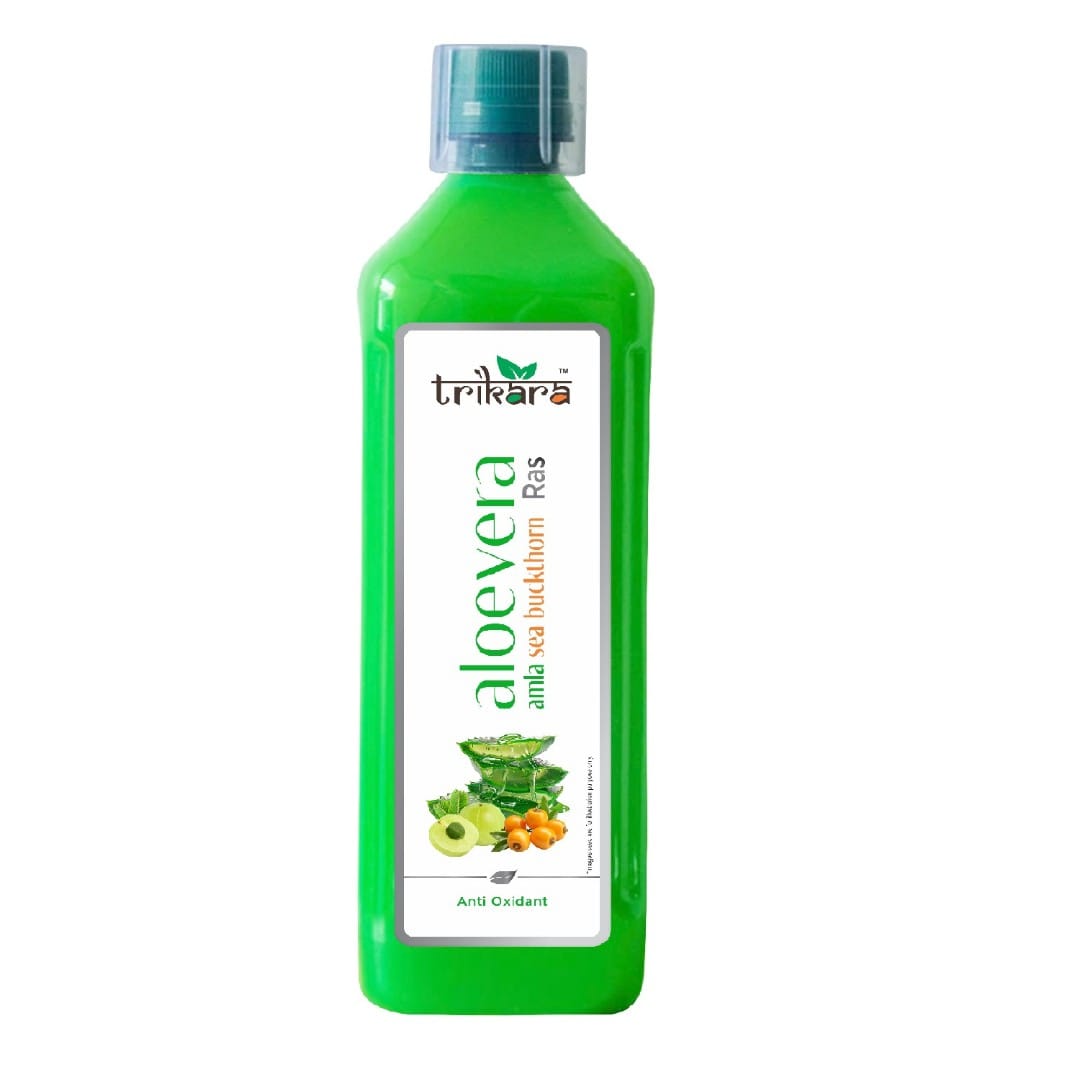 Trikara Aloe Vera, Amla, Seabuckthorn Ras, 1 ltr
