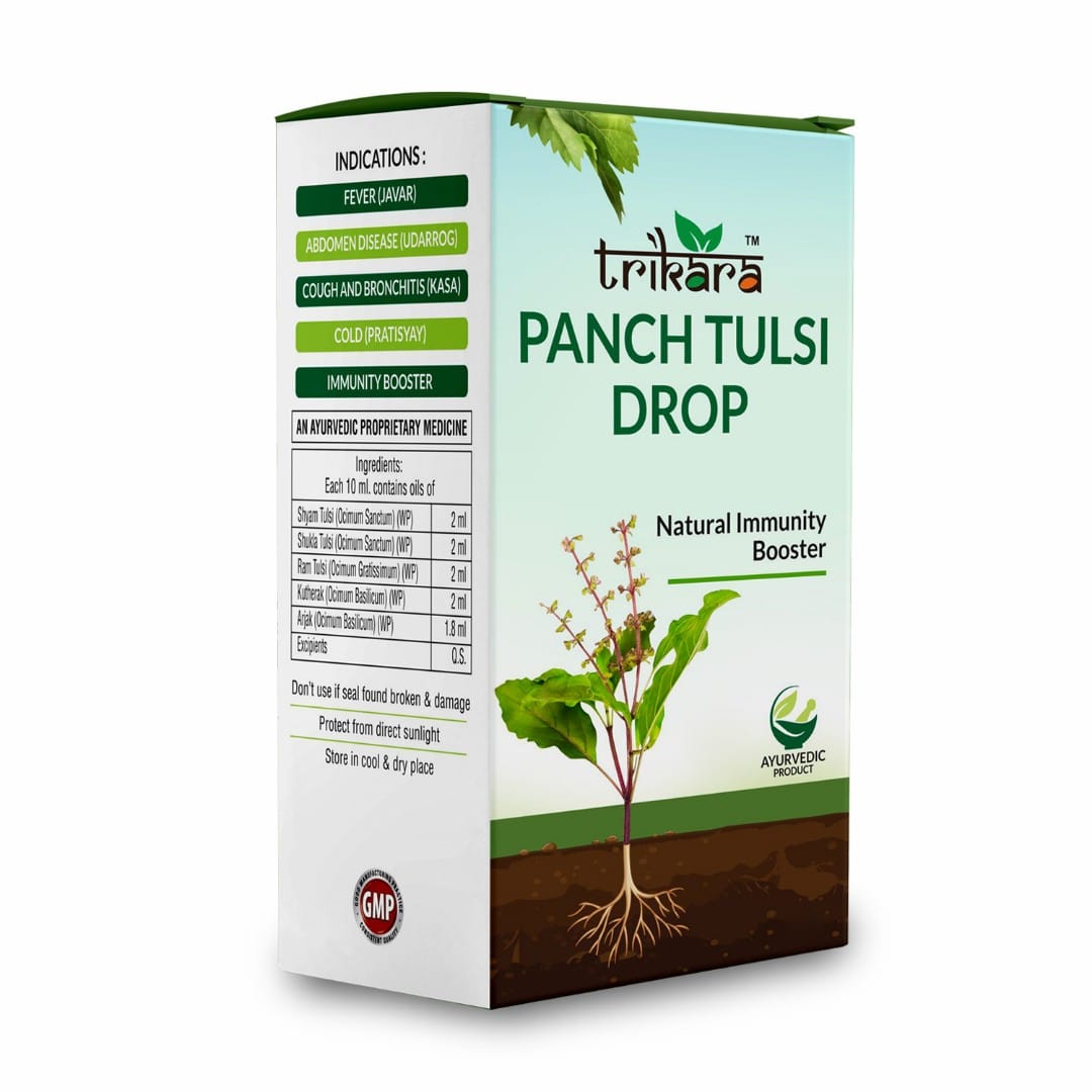 Trikara Panch Tulsi Drop, 30 ml
