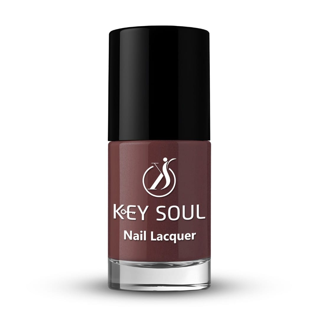 KeySoul Nail Lacquer, Sparkling Brown (KS24), 5 ml