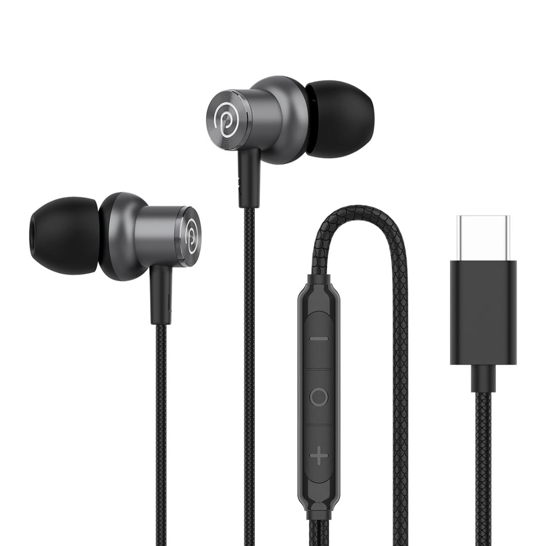 pTron Tunes Type C Wired Earphones with Signature Sound