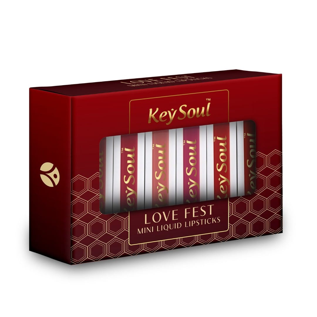 Key Soul Mini Liquid Lipstick Set, Set of 6 shades