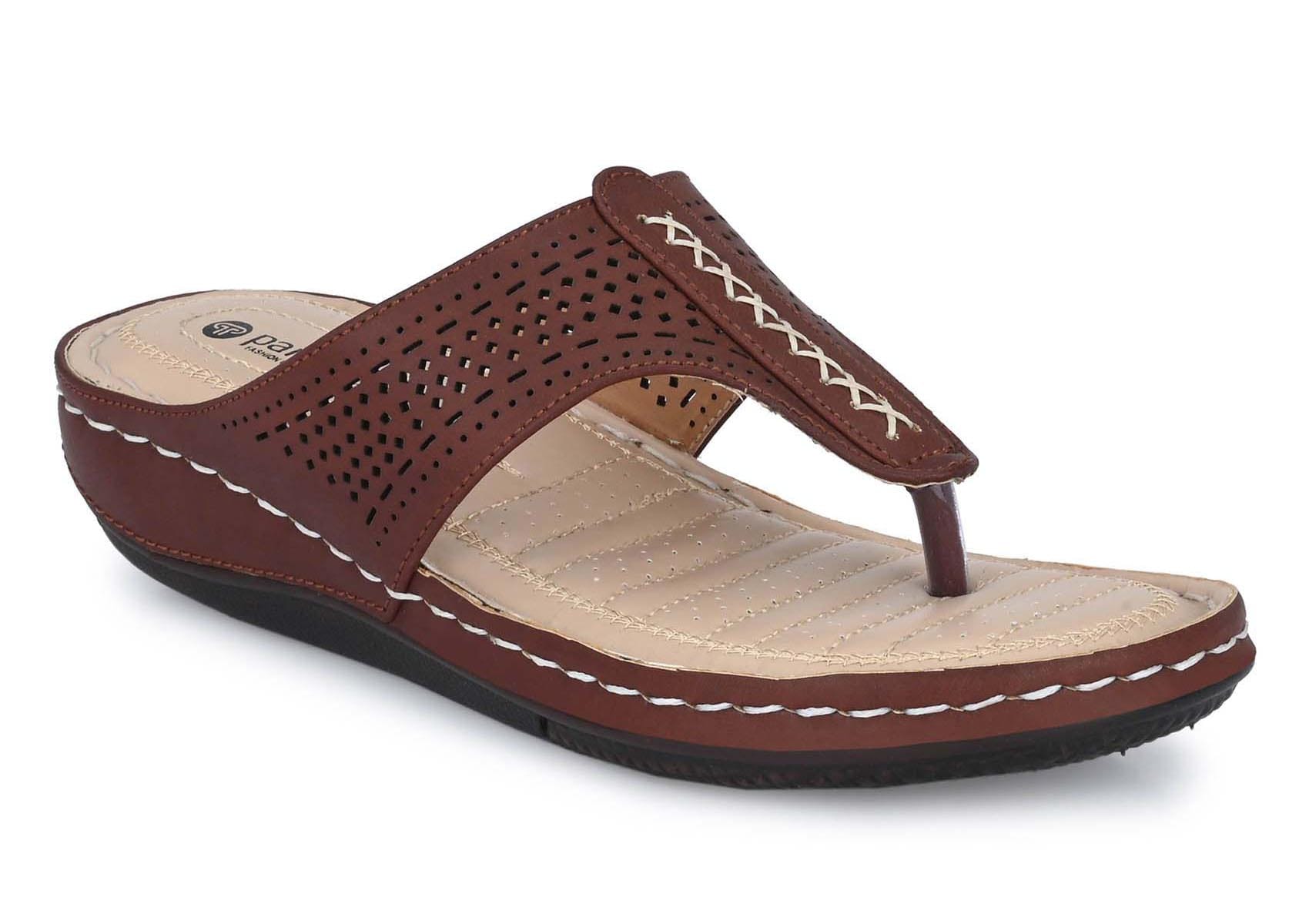 Pair-it Ladies Doctor Slippers-Wmn-LZ-DR-Slipper-107-Maroon